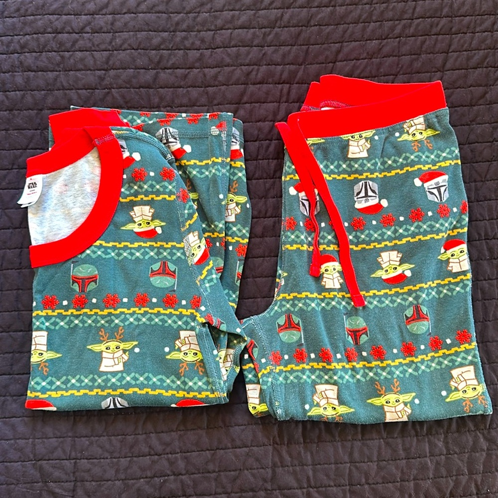 Star Wars The Mandalorian long John pajama set